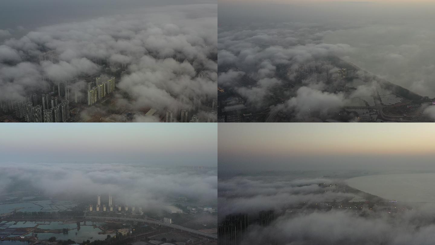 城市平流雾（高清无压缩）