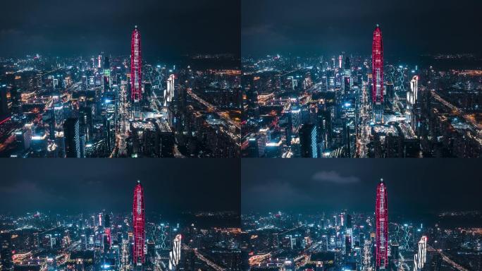 【原创】深圳高楼平安金融中心6K夜景延时