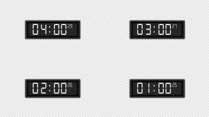 5分钟计时器秒表秒表时针数字时间倒计时