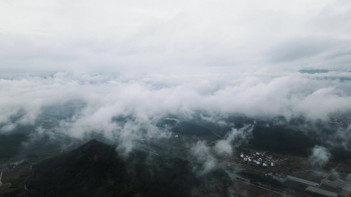 1080p15个镜头航拍浙江仙居山脉云海