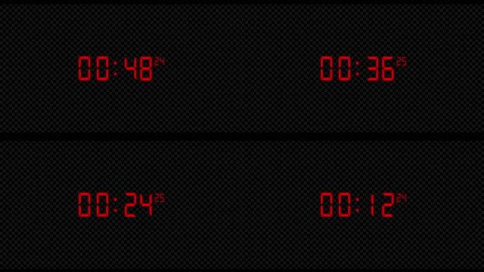 60秒电子表倒计时4K高清