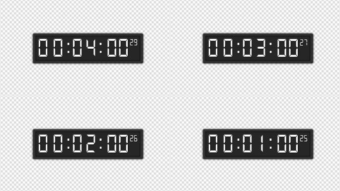 5分钟倒计时秒表时针新年倒数分钟计时器