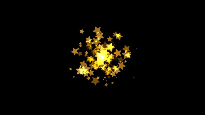 粒子星星星星爆炸粒子爆炸五角星发散