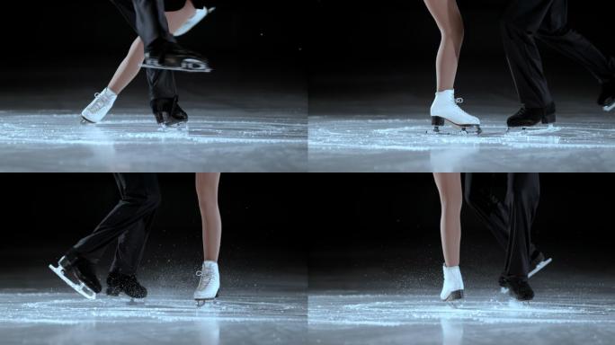 花样滑冰冰刀冬奥双人旋转滑冰