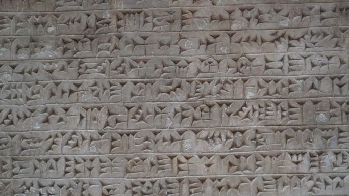 楔形碑甲骨文考古文物壁画