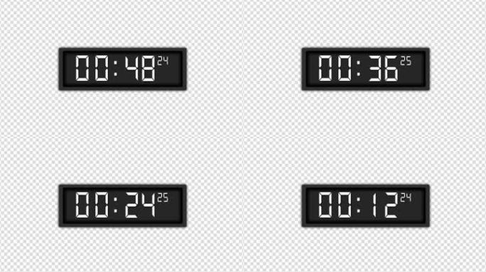 60秒电子表倒计时(带框)
