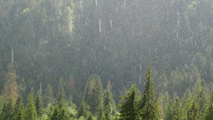 下大雨