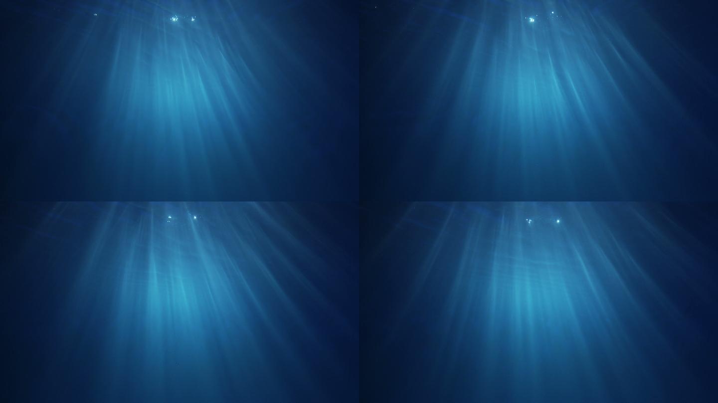 水下照明反射流动波动特效动画vj合成元素