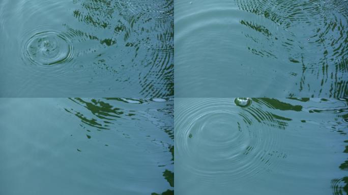 水滴入水空镜头