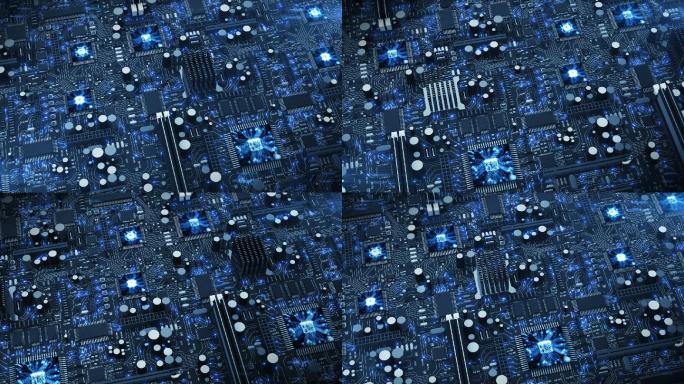 电路板上的循环运动