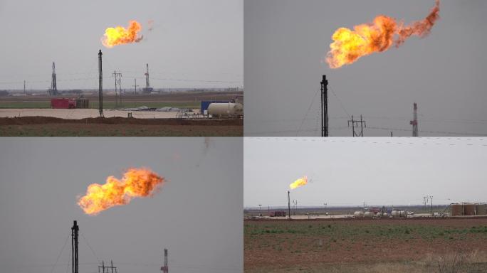 石油钻机燃烧空气大气冒火测试