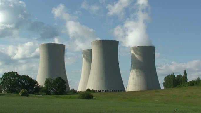 核电站核电站冷却塔大烟囱