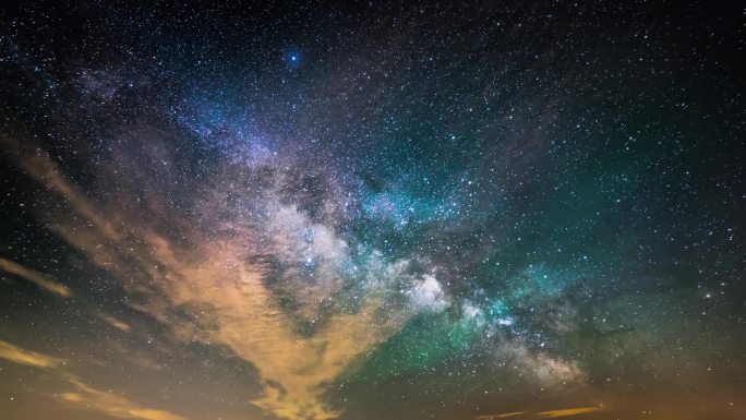 星空时空星云流星雨银河系