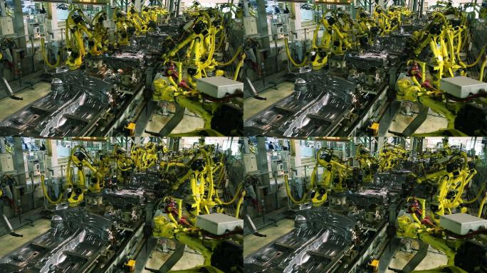 焊接机器人钣金工程机械零件