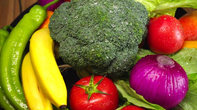 4K各种水果蔬菜-有机绿色健康食品