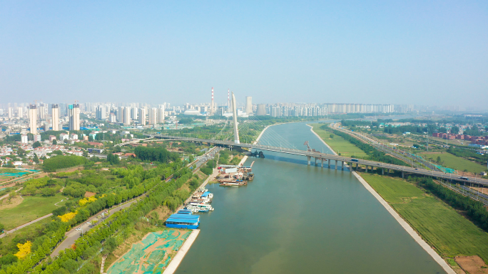[有版权]4k航拍济宁京杭大运河