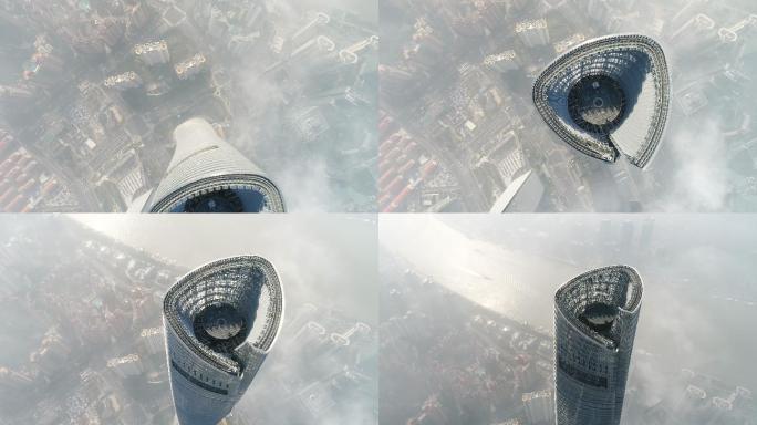 上海天际景观塔上海世界金融中心东方明珠塔