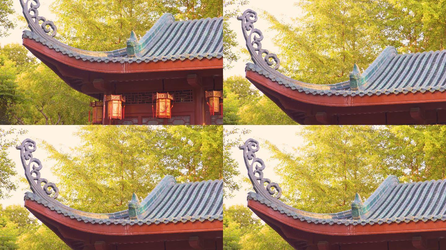 4k-秋天古风建筑屋檐灯笼_3840x2160_高清视频素材下载(编号:5781267)