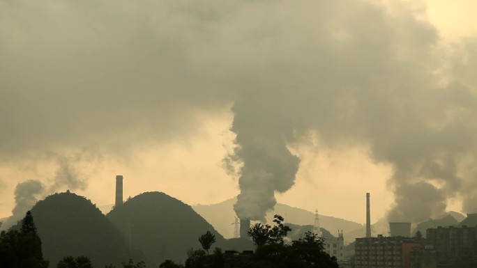 工业气体污染环境保护工业气体排放大