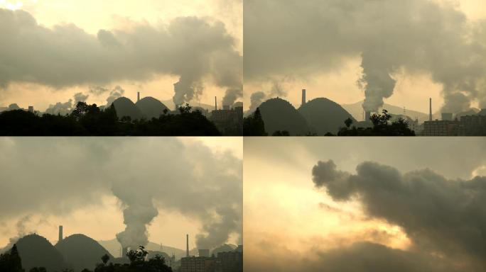 工业气体污染环境保护工业气体排放大