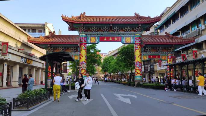 横店步行街-万盛街延时