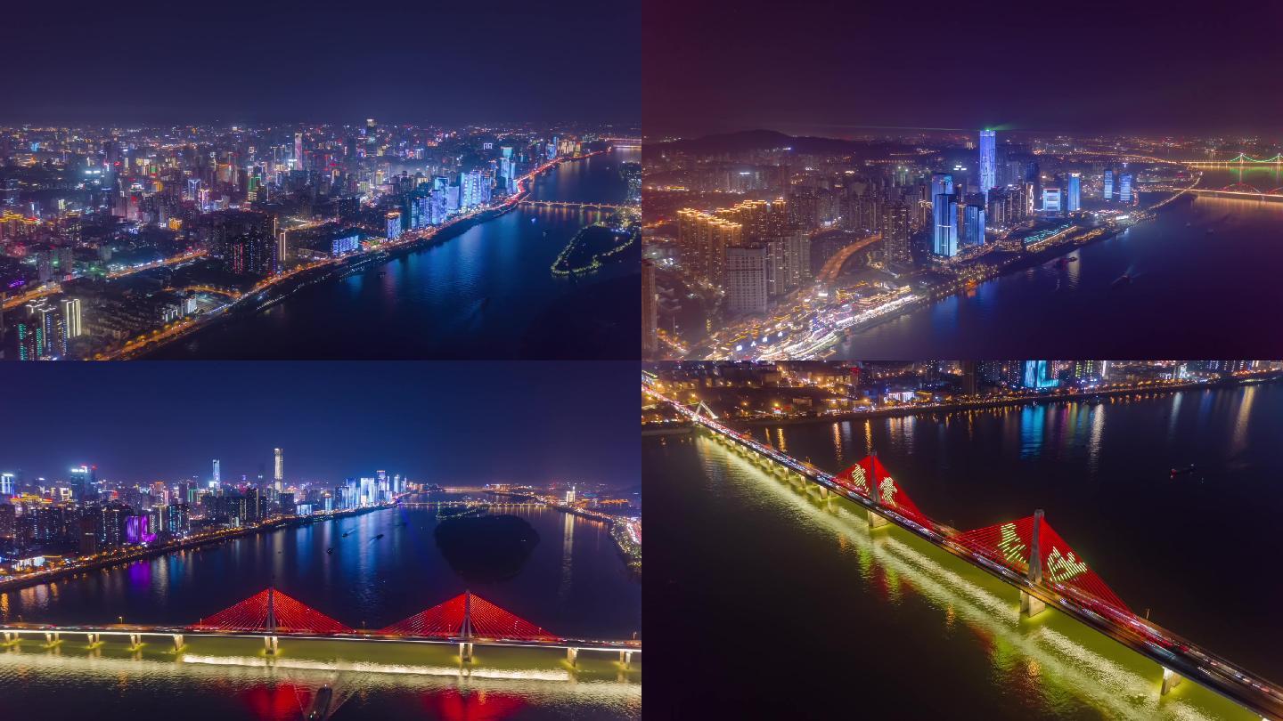 长沙夜景延时
