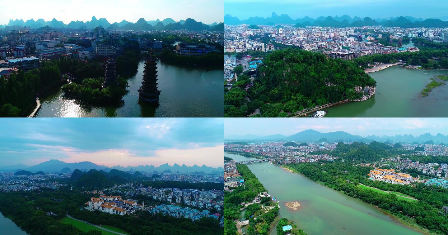 桂林全景航拍