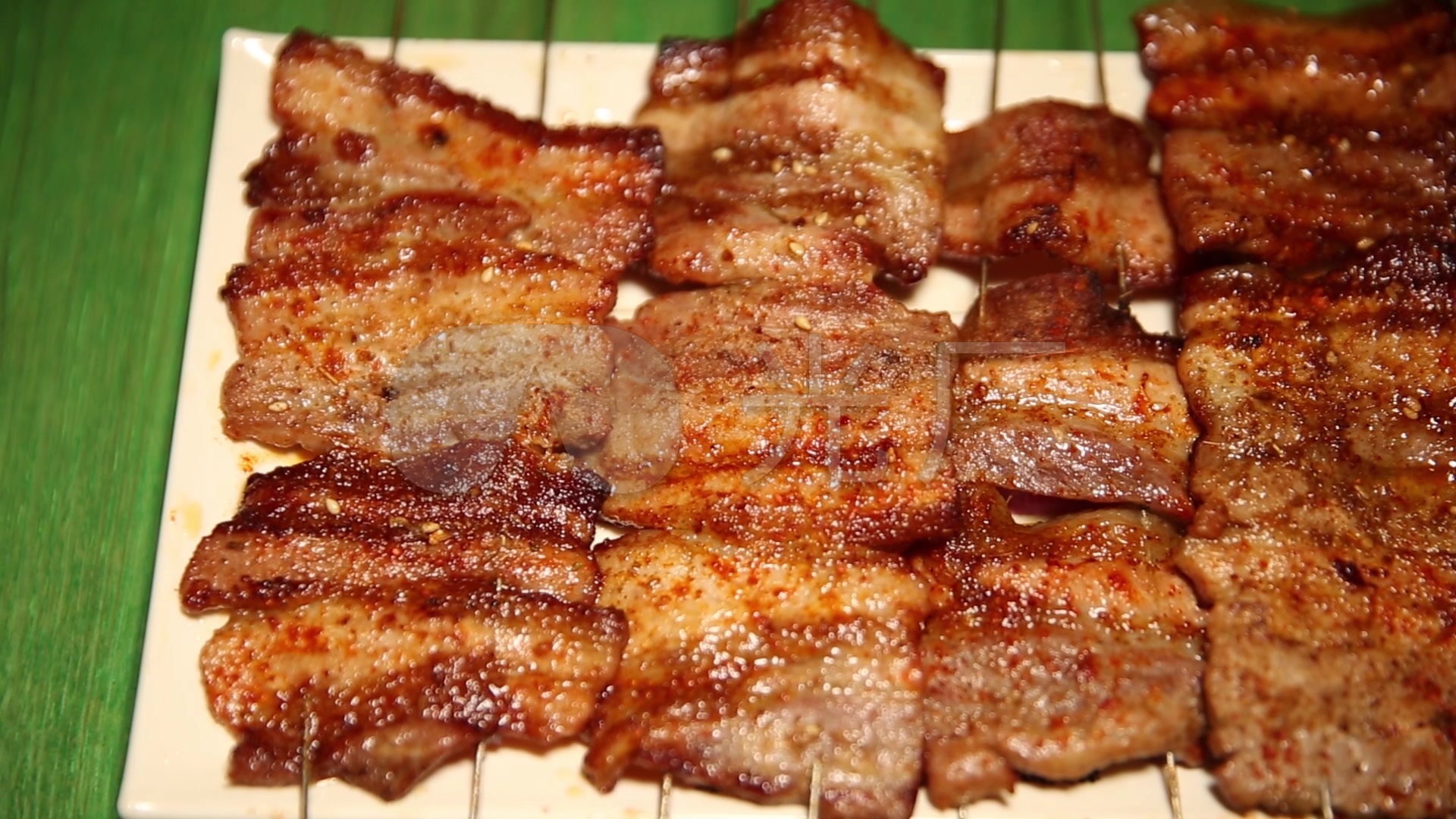 烤五花肉_1920x1080_高清视频素材下载(编号:5787731)_实拍视频_vj师