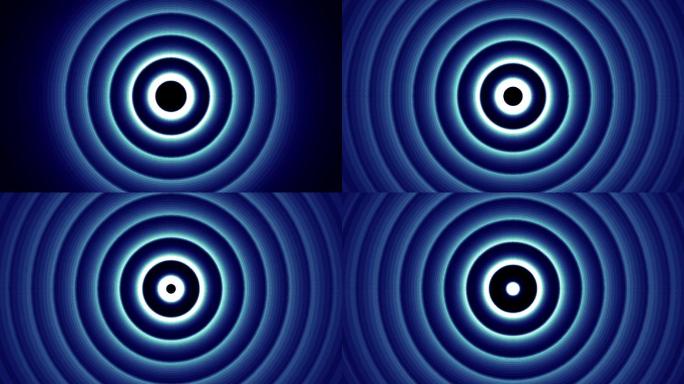 蓝色扩散无线电波