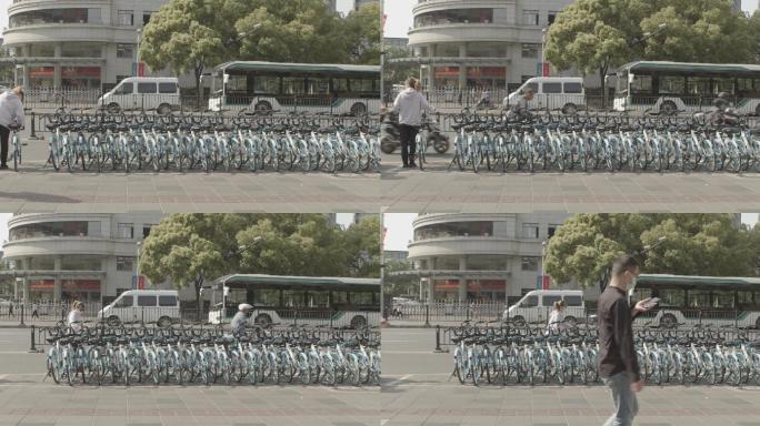 上海共享单车街景