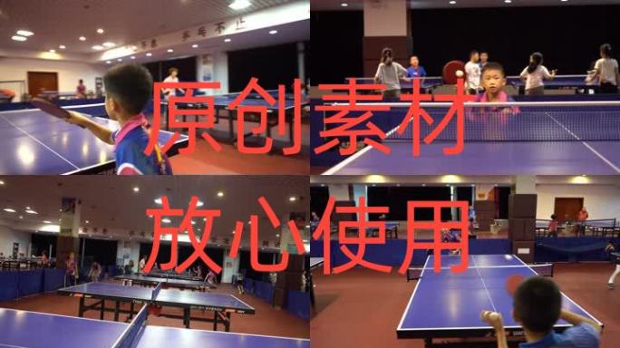 【4K高清原创】小学生乒乓球训练