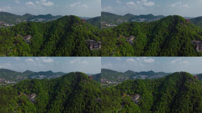 航怕重庆南山景区森林绿化老君洞道观