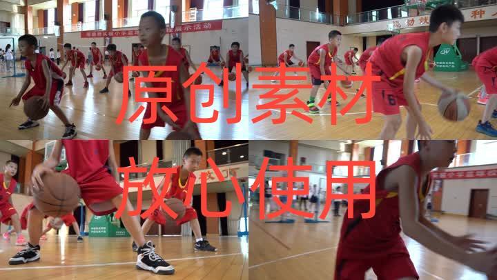 【4K高清原创】小学生篮球训练
