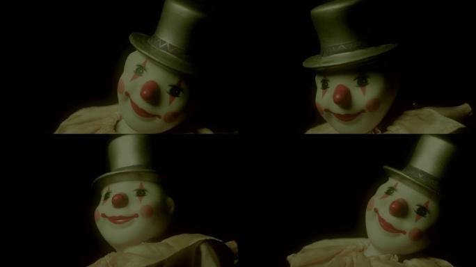 小丑玩具木偶阴森黑暗
