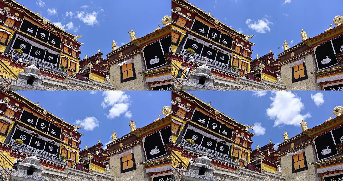 香格里拉藏族松赞林寺延时