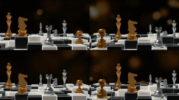 三维国际象棋高低起伏循环