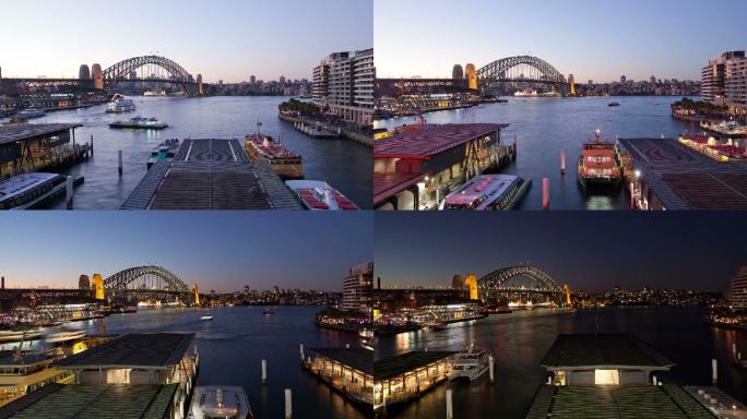 悉尼海港大桥和环形码头