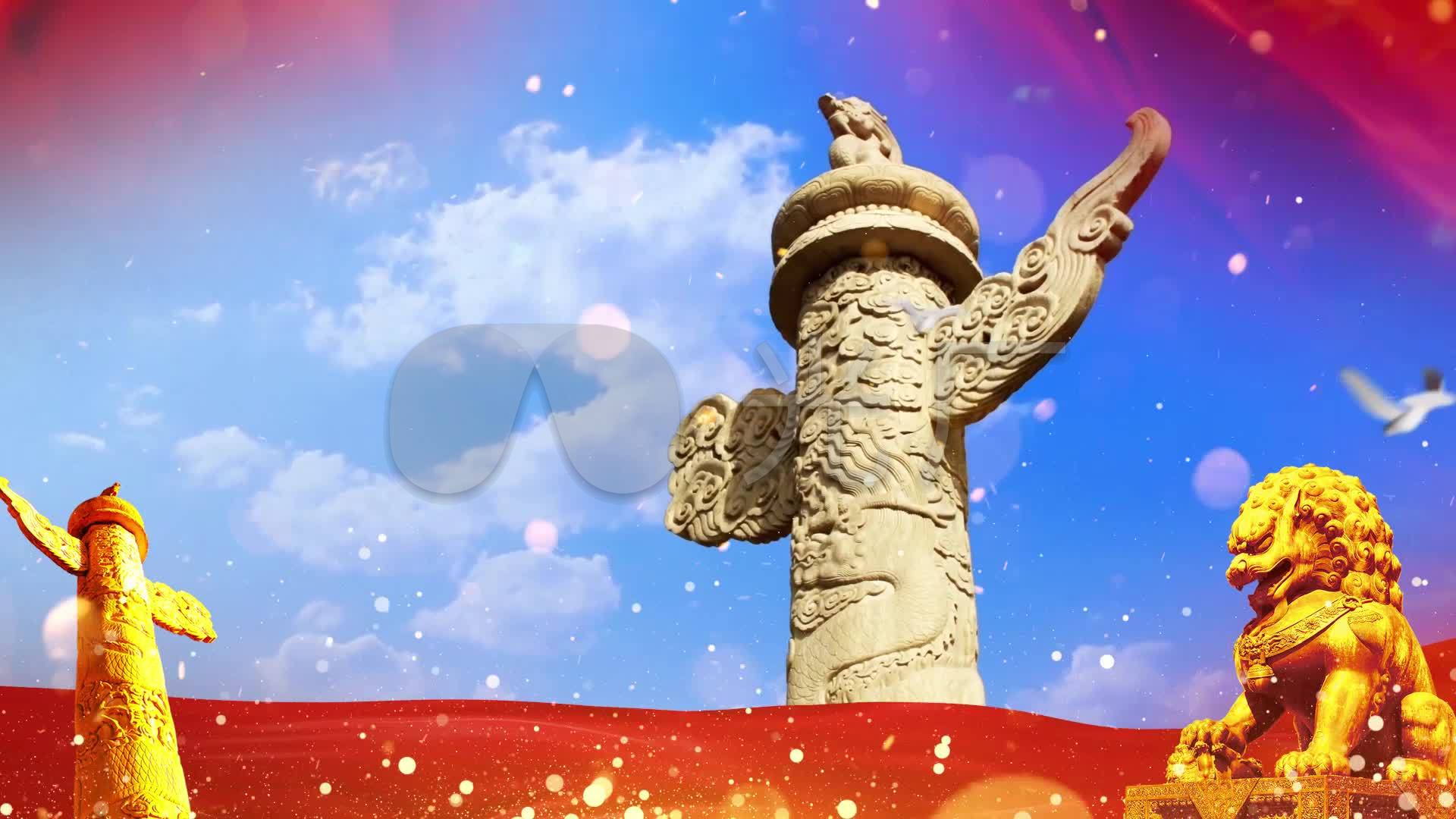 视频素材 舞台背景 配乐歌舞 《绣红旗》配乐成品视频来自视频原始