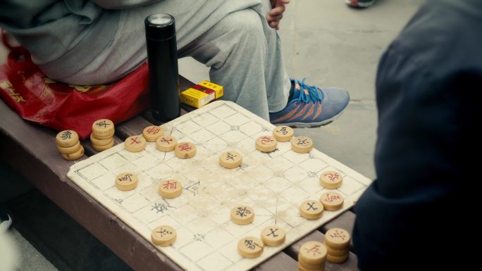 【4k】老头下棋