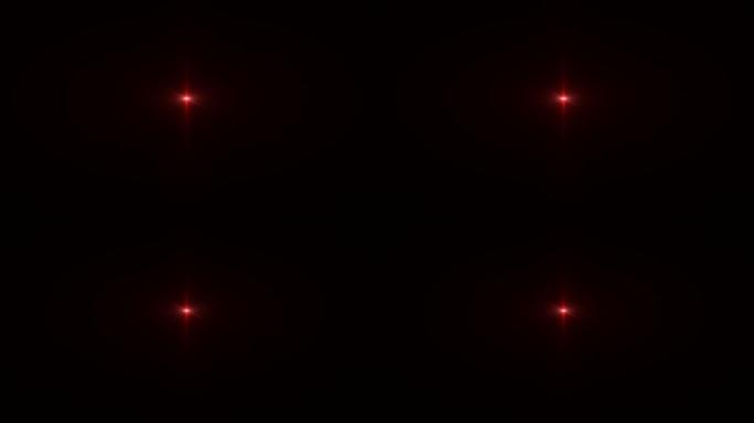 4K抖音红眼闪光红光特效-带通道无缝循环