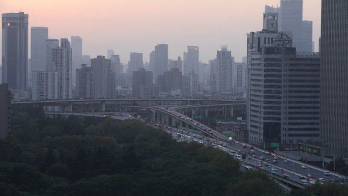 上海延时摄影城市空镜
