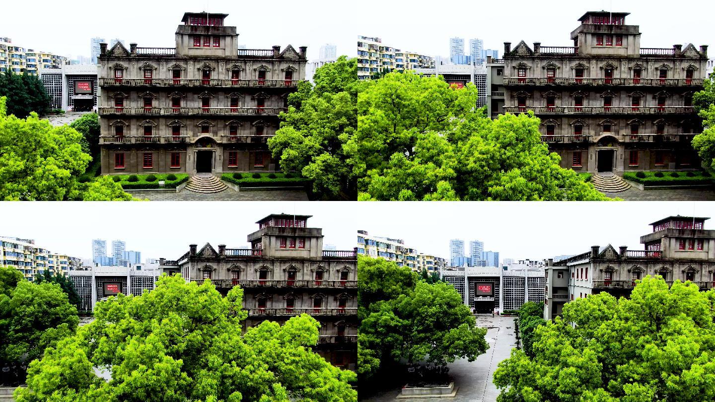 4k航拍南昌八一起义纪念馆