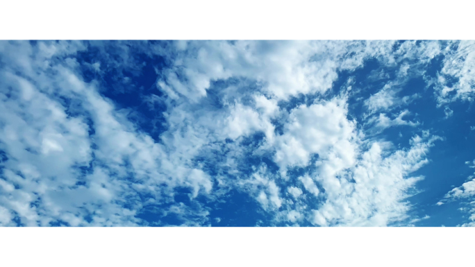 【宽屏天空】蓝天高级云层广阔天空晴朗空境