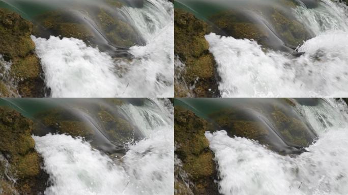 定焦特写流水视频