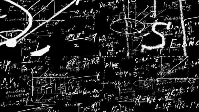 物理计算和公式黑板方程式公式数学算式高等