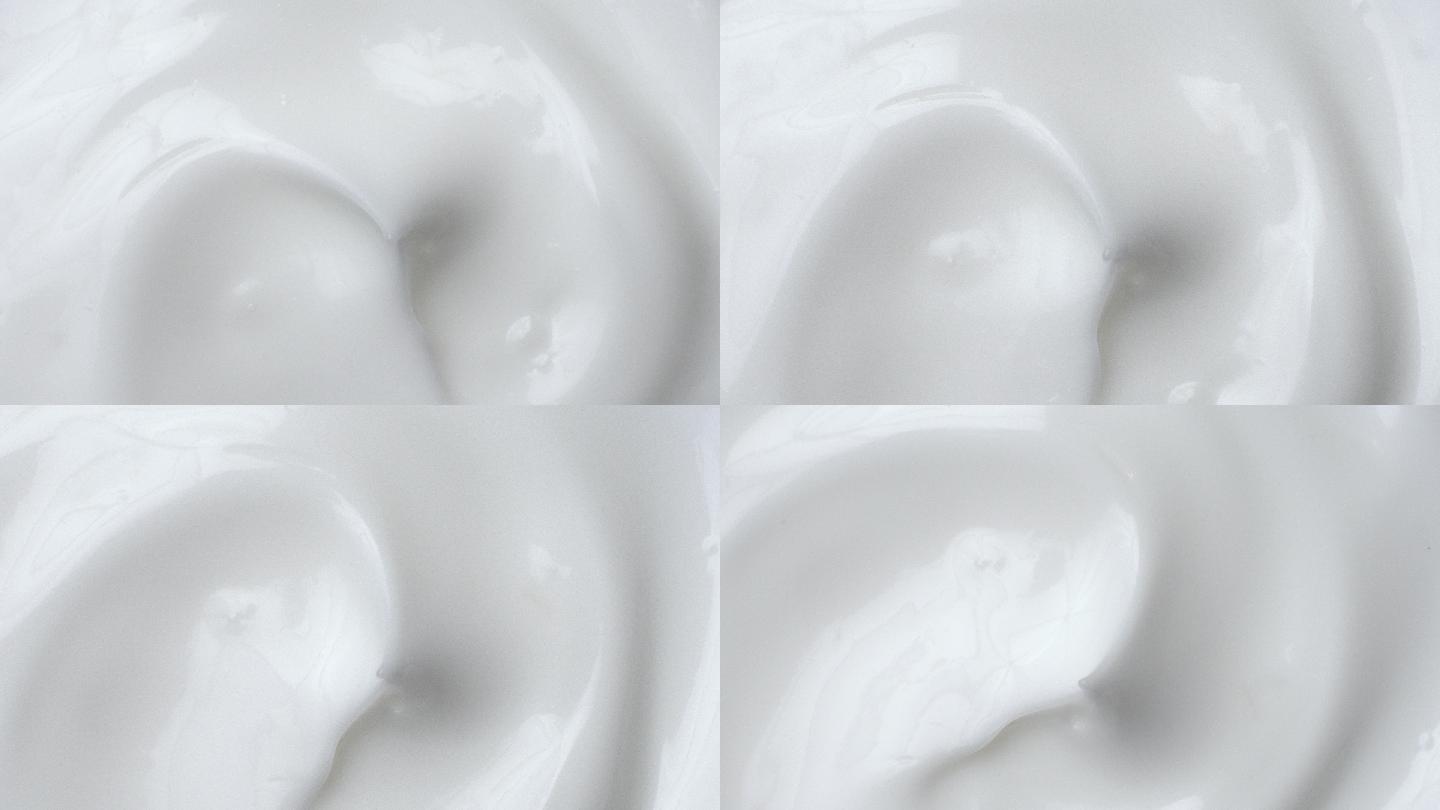 化妆品奶油产品的特写镜头。