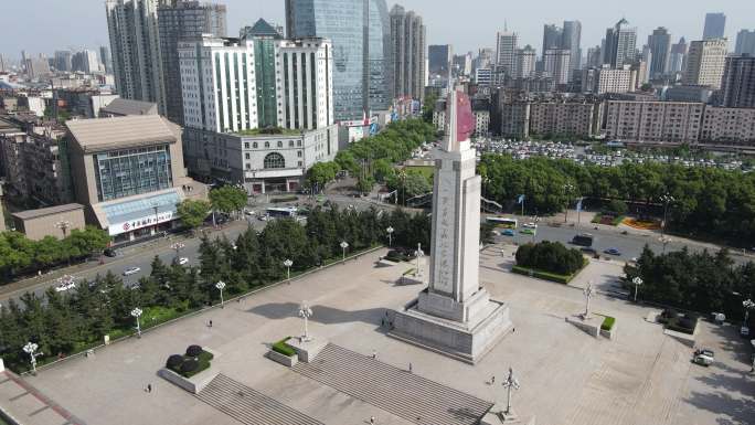 4K航拍南昌八一起义纪念塔