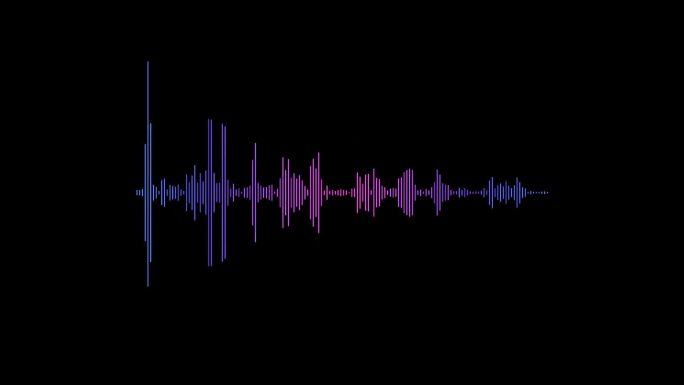 音频可视化音乐波形带通道