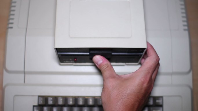 旧软盘驱动器磁盘驱动器过时的数据