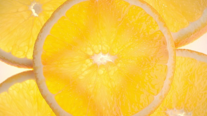 橙子片鲜嫩多汁富含营养甜橙